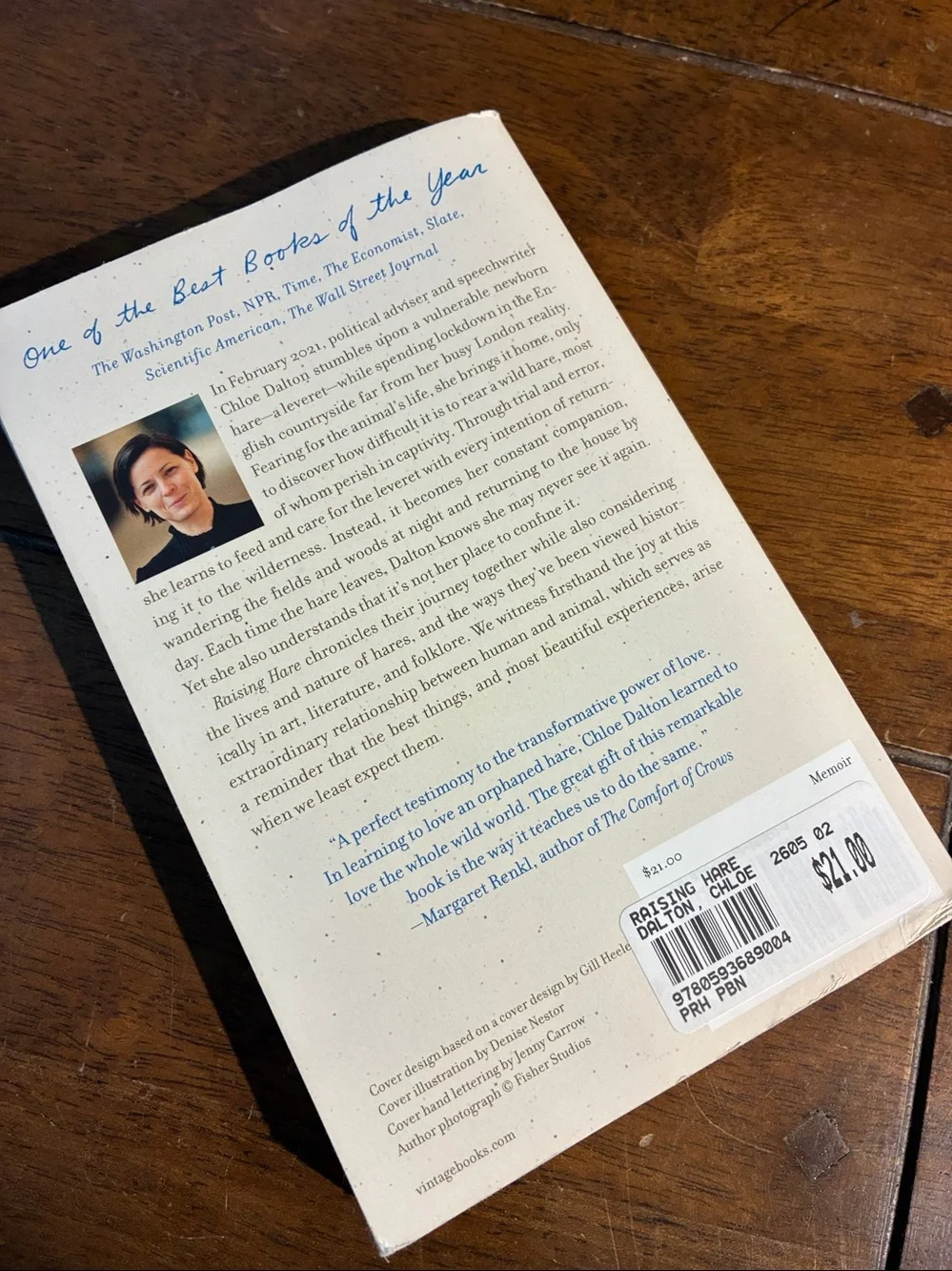 Raising Hare by Chloe Dalton — Hardcover Memoir 📕📖📚